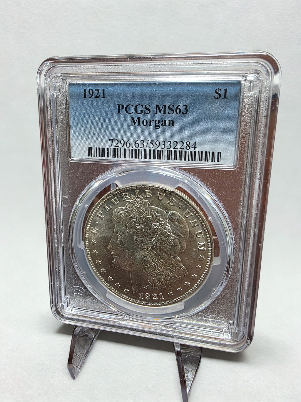 1921 Morgan Dollar PCGS MS 63