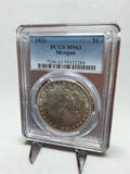 1921 Morgan Dollar PCGS MS 63